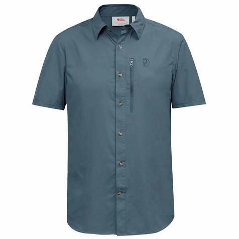 Fjallraven Men Abisko Shirts Blue PH122552 Philippines